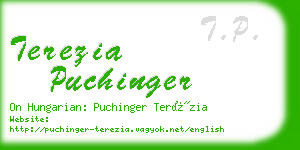 terezia puchinger business card